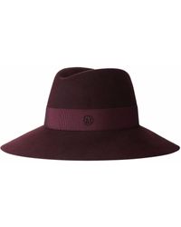 Maison Michel - Kate Felt Fedora Hat - Lyst