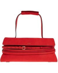 Moschino - Tie Me Buckle-Strap Tote Bag - Lyst