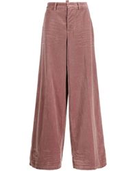 DSquared² - Blush Wide Leg Trousers - Lyst