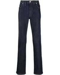 Brioni - Logo-Patch Straight-Leg Jeans - Lyst