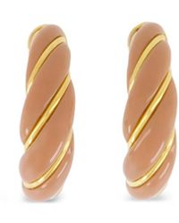 Aurelie Bidermann - Diana Twisted Hoop Earrings - Lyst