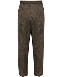 DSquared² - Herringbone-Pattern Trousers - Lyst
