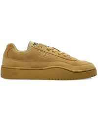 DIESEL - Logo-Patch Lace-Up Sneakers - Lyst