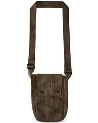 C.P. Company - Logo-Embroidered Messenger Bag - Lyst