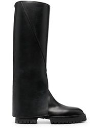 Ann Demeulemeester - 45mm Leather Knee-length Boots - Lyst