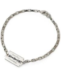 Undercover - Razor-Blade-Motif Chain Bracelet - Lyst