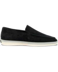 Fear Of God - Suede Logo-Patch Loafers - Lyst