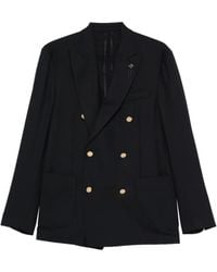 Lardini - Double-Breasted-Tone Blazer - Lyst