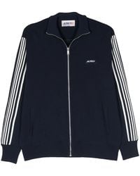 Autry - Logo-Patch Zip-Up Cardigan - Lyst