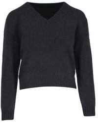 Dorothee Schumacher - V-Neck Long-Sleeve Sweater - Lyst