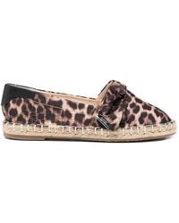 Liu Jo - Espadrilles À Imprimé Léopard Et Détail Noué - Lyst
