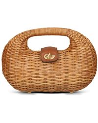 Cult Gaia - Lydia Woven Basket Tote Bag - Lyst