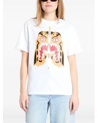 A Bathing Ape - Tiger Cotton T-shirt - Lyst