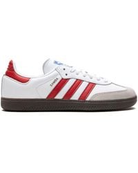 adidas - White And Better Scarlet Samba Og Trainers - Lyst