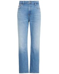 Calvin Klein - Whiskering-Effect Jeans - Lyst