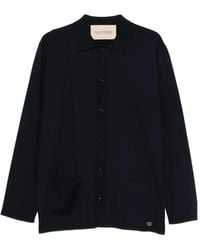 Valentino Garavani - Button-Up Patch-Pocket Cardigan - Lyst