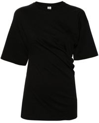 Totême - Asymmetric Organic Cotton T-shirt - Lyst