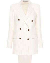 Tagliatore - Jasmine Pinstriped Double-breasted Suit - Lyst