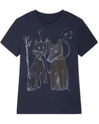 JNBY - Graphic-Print T-Shirt - Lyst