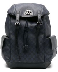 Gucci - Medium Ophidia Canvas Backpack - Lyst