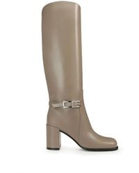 Sergio Rossi - Sr Nora Stiefel 80Mm - Lyst