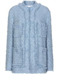 Dolce & Gabbana - Cotton Blend Jacket Met Logo - Lyst