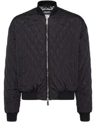 DSquared² - Diamond-Quilted Bomber Jacket - Lyst