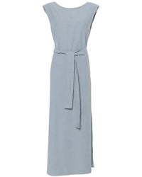 MOUTAKI - Belted Sleeveless Maxi Dress - Lyst