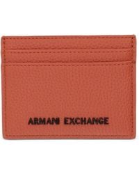 ARMANI EXCHANGE - Madrid Logo-Plaque Cardholder - Lyst