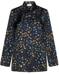 Marella - Mllballata Abstract-Print Twill Shirt - Lyst