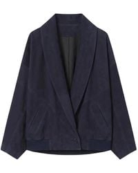 Co. - Suede Wrap Jacket - Lyst