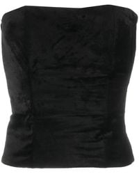 forte_forte - Cotton Viscose Velvet Bustier Top Clothing - Lyst