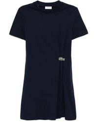 Lacoste - ドレープ ドレス - Lyst