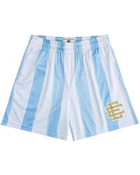 Eric Emanuel - Argentia Striped Mesh Shorts - Lyst