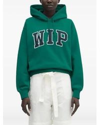 Carhartt - Gerippter Hoodie Mit Logo-Stickerei - Lyst