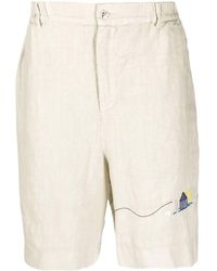 Nick Fouquet - Motif-embroidered Bermuda Shorts - Lyst