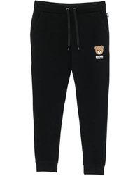 Moschino - Teddy Bear Drawstring Track Pants - Lyst
