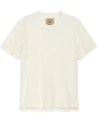 Oas - Embroidered-Pocket Terry-Cotton T-Shirt - Lyst
