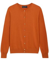 Brooks Brothers - Long-Sleeve Buttoned Cardigan - Lyst