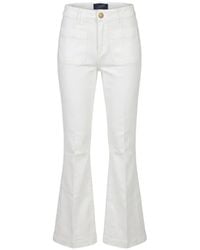 The Seafarer - Delphine Flared-Leg Jeans - Lyst