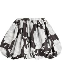 Patou - Elasticated-Waist Floral Mini A-Line Skirt - Lyst