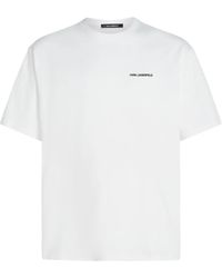 KARL LAGERFELD - Rue St-Guillaume Relaxed T-Shirt - Lyst