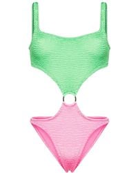 Paramidonna - Olivia Badpak Met Colourblocking - Lyst