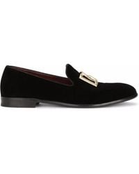 Dolce & Gabbana - Velvet Loafer - Lyst