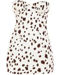 ROWEN ROSE - Robe À Motif Dalmatien - Lyst