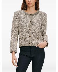 Veronica Beard - Rexton Button-Up Boucle Cardigan - Lyst