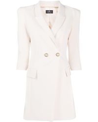 lpa double breasted blazer dress
