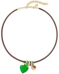 Roxanne Assoulin - Halsketting Met Hart Amulet - Lyst