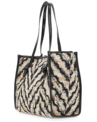 MARCELLA CLUB - Marcella Zebra-Print Jacquard Shoulder Bag - Lyst