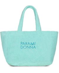 Paramidonna - Logo-Embroidered Tote Bag - Lyst